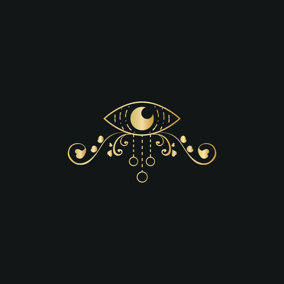 file vettoriali gratuiti per il design del logo dell'occhio di lusso.