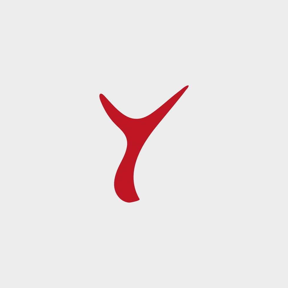 lettera y logo design file vettoriale gratuito,