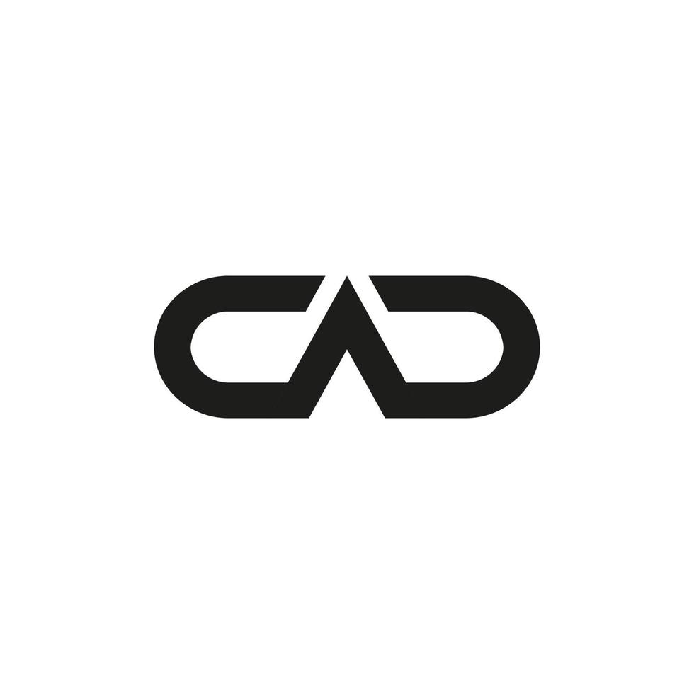 lettera cad logo design file vettoriale gratuito.
