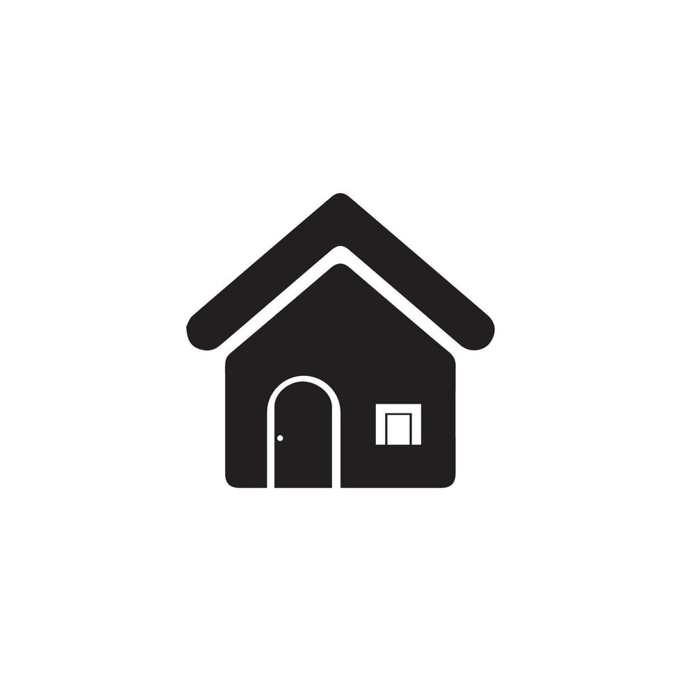 modello di progettazione dell'illustrazione dell'icona di vettore della casa