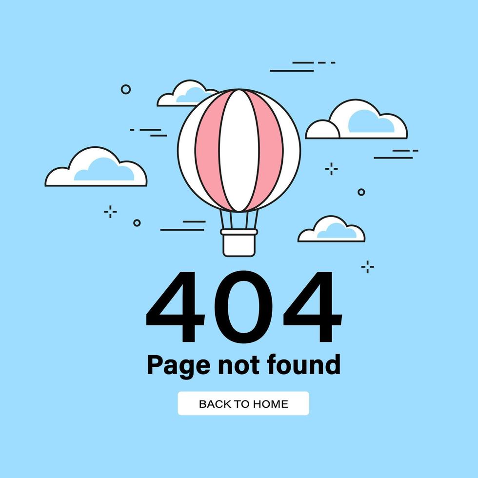 errore 404 pagina non trovata illustrazione vettore