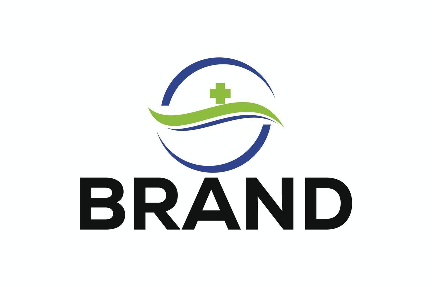 logo medico, logo sanitario, design del logo dell'ospedale. vettore