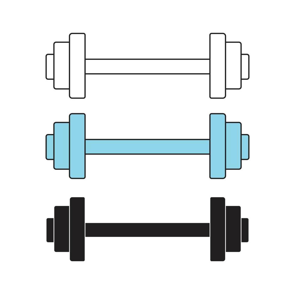 attrezzature da palestra vettoriali per bilancieri, allenamento atletico di potenza muscolare