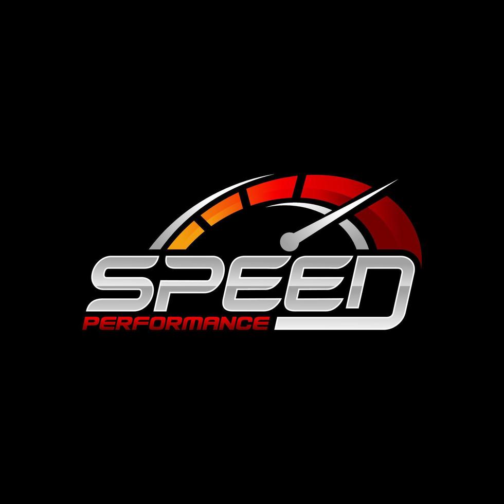 illustrazione vettoriale di progettazione del logo di velocità