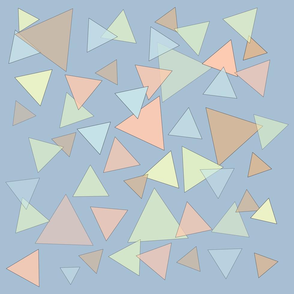 sfondo a triangolo pastello vettore