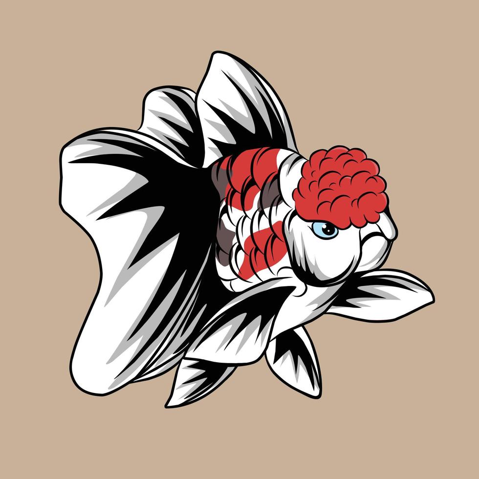 illustrazioni vettoriali di pesci rossi appositamente realizzate per esigenze di branding e molto altro