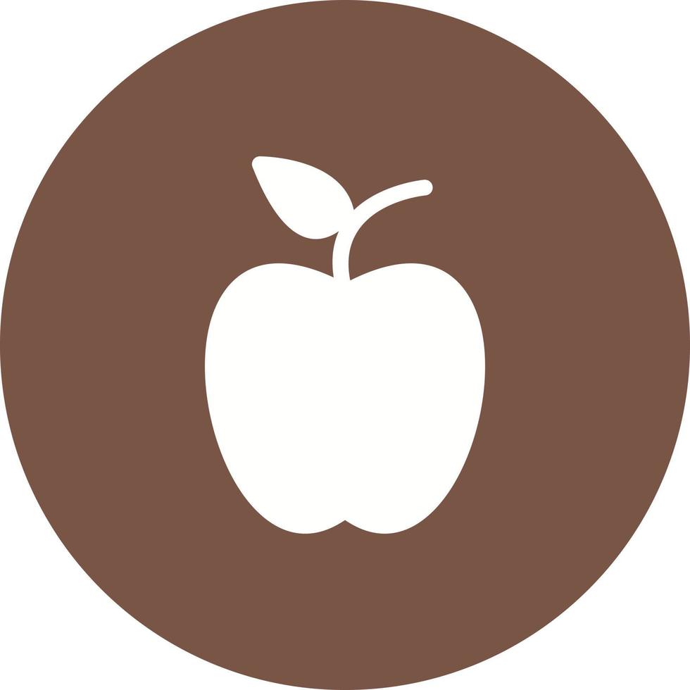 icona dello sfondo del cerchio di mele vettore