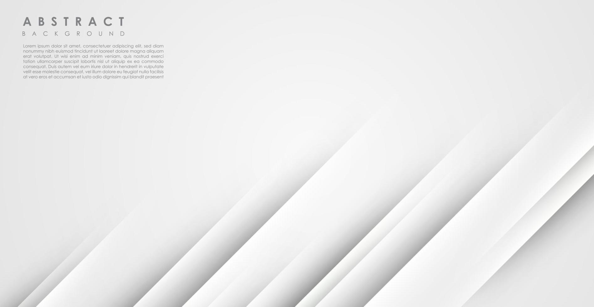 striscia diagonale grigia bianca moderna astratta con ombra e luce vettore background.eps10