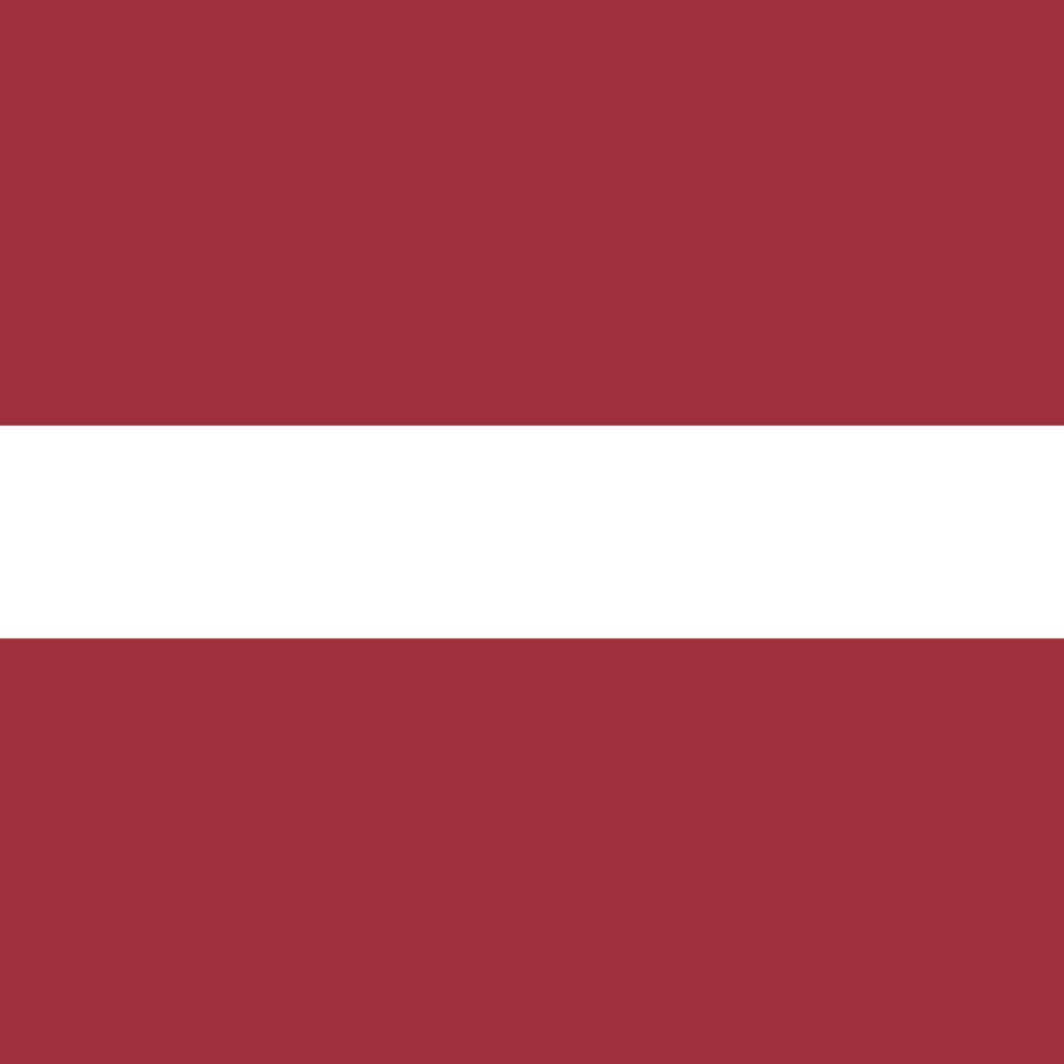 bandiera lettonia, colori ufficiali. illustrazione vettoriale. vettore