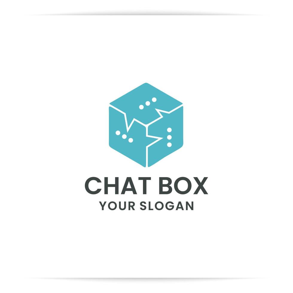 chat di bolle, icona, chat, discorsi, design del logo del talk show vettore