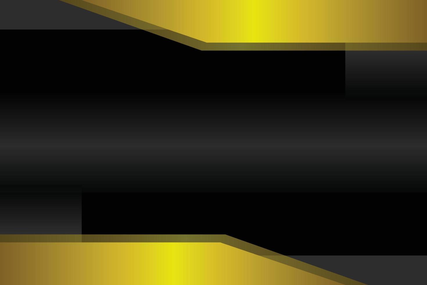 spazio di copia del modello di sfondo dorato e nero per banner o poster vettore