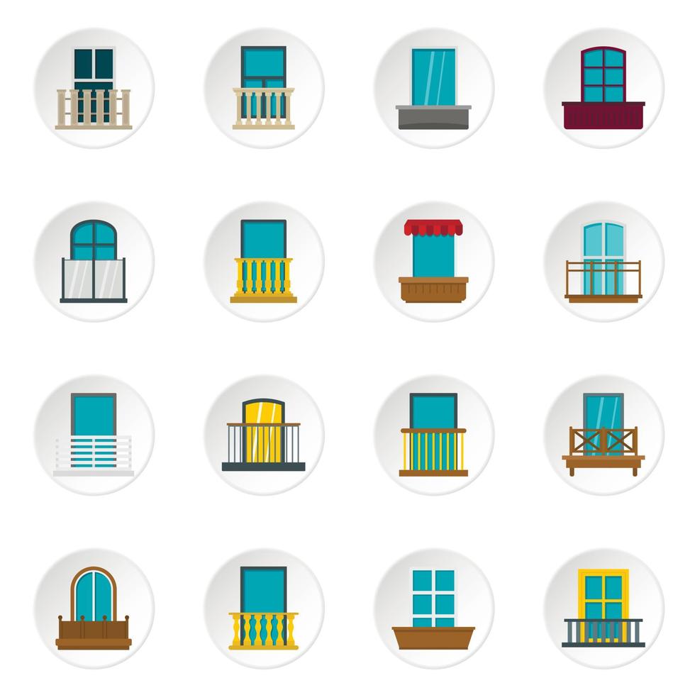 icone di moduli di finestra impostate in stile piatto vettore