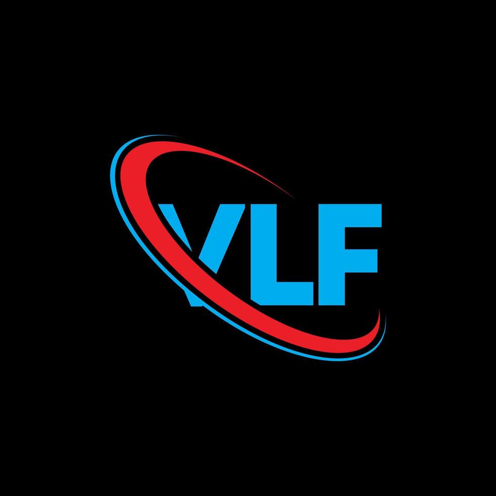 logo VLF. lettera vlf. design del logo della lettera vlf. iniziali vlf logo collegate con cerchio e logo monogramma maiuscolo. tipografia vlf per il marchio tecnologico, commerciale e immobiliare. vettore