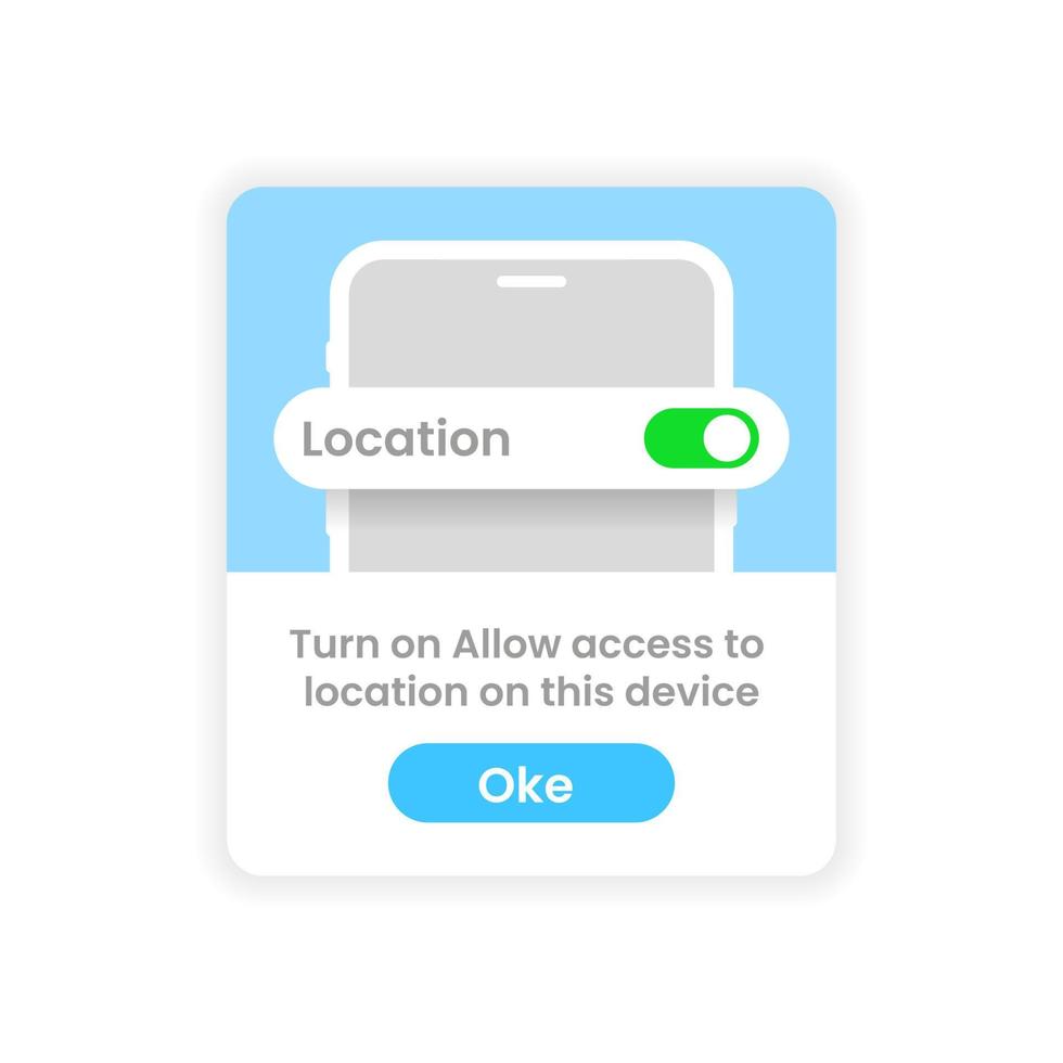 richiesta di autorizzazione o attivazione, autorizzazione di accesso pop-up illustrazione concettuale design piatto vettore eps10. elemento grafico moderno per pagina di destinazione, interfaccia utente vuota, infografica, icona