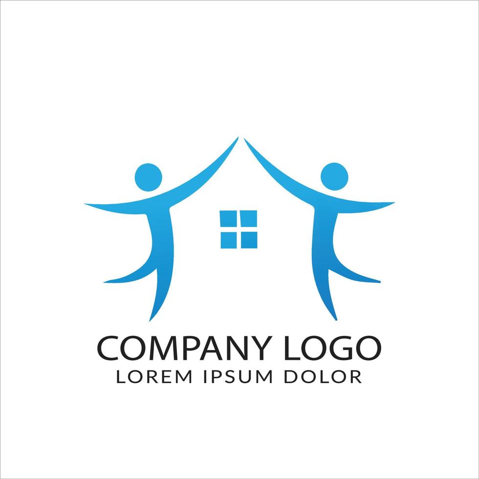 design del logo di una società statale reale vettore