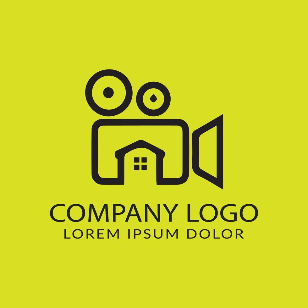 design del logo di una società statale reale vettore