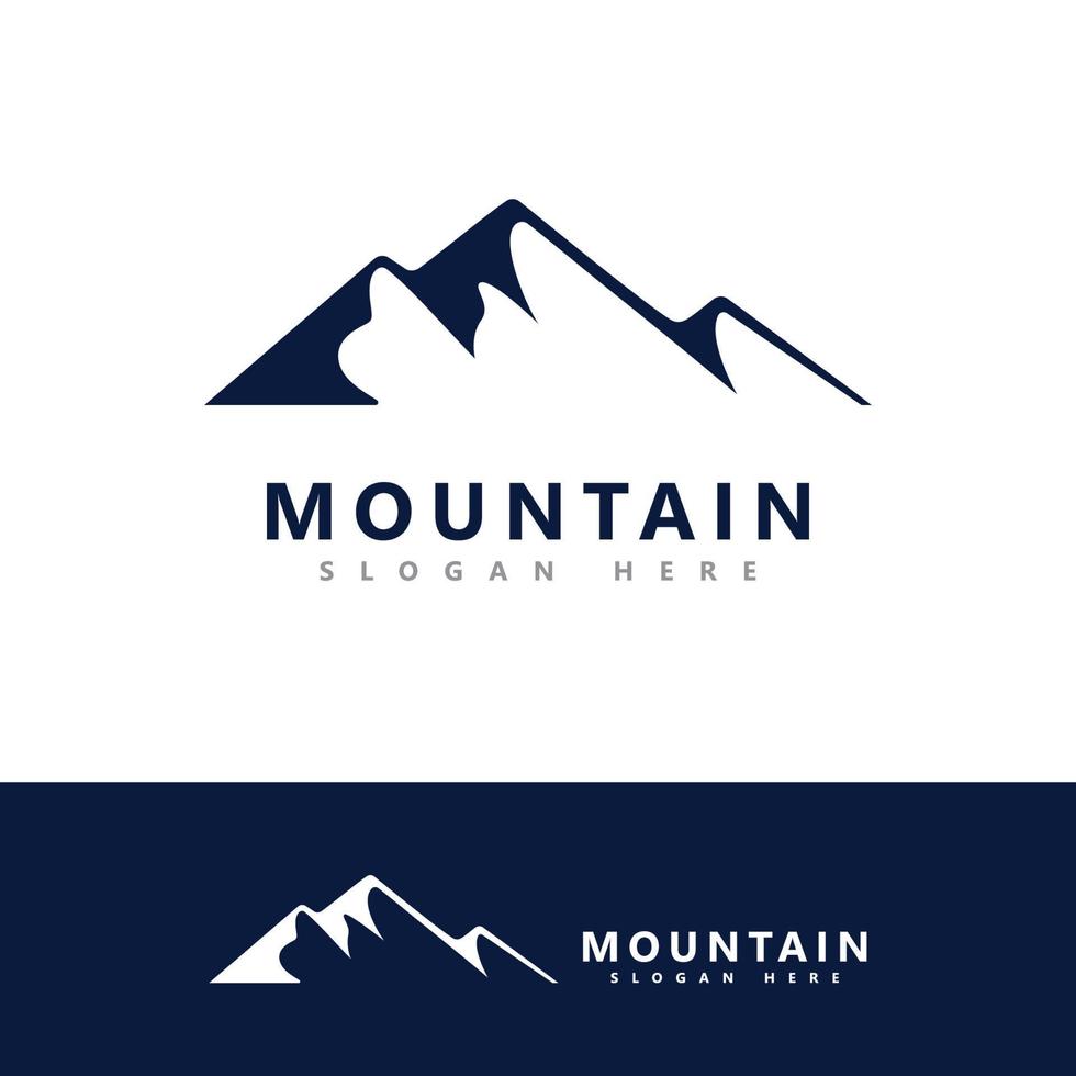 modelli di logo di montagna. disegno dell'illustrazione dell'icona di vettore del modello del logo della montagna