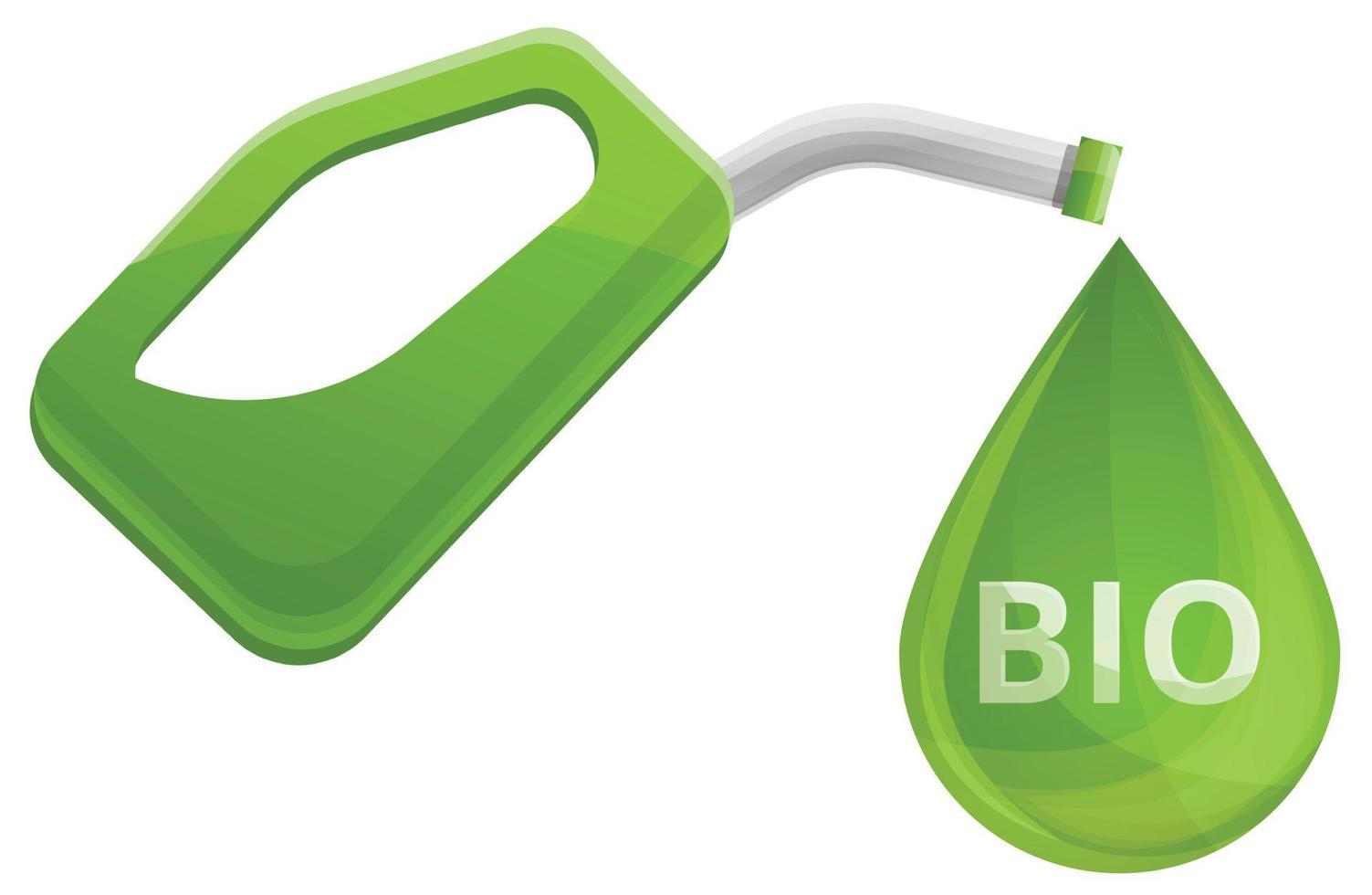 vettore del fumetto di concetto di biocarburante