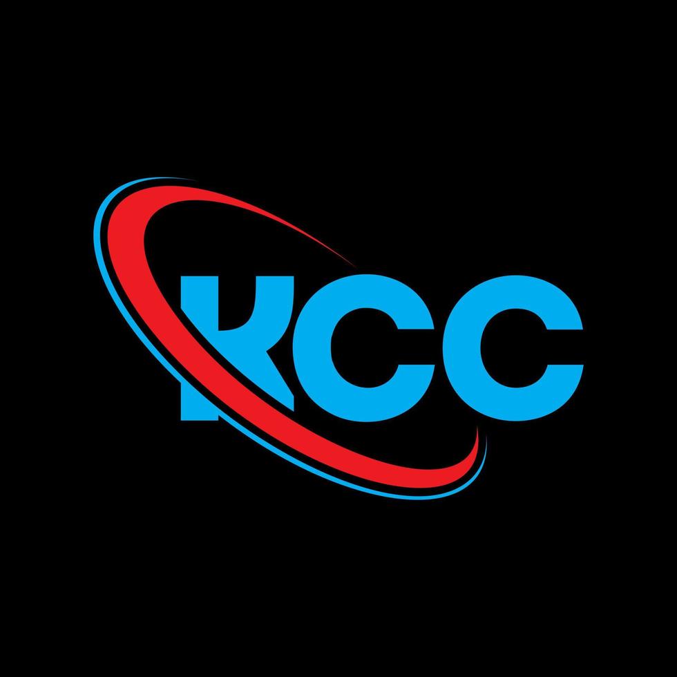logo cc. lettera cc. design del logo della lettera kcc. iniziali logo kcc collegate con cerchio e logo monogramma maiuscolo. tipografia kcc per il marchio tecnologico, commerciale e immobiliare. vettore