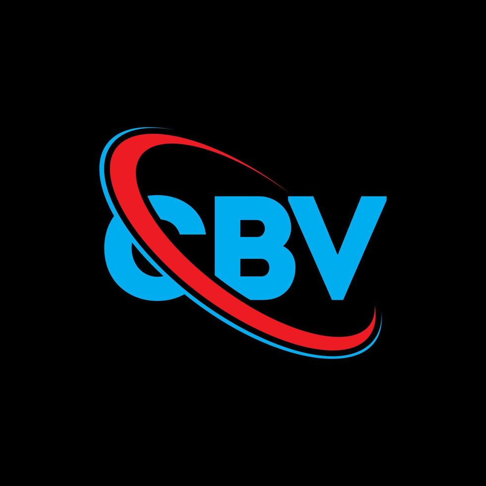 logo cbv. lettera cbv. design del logo della lettera cbv. iniziali cbv logo collegate con cerchio e logo monogramma maiuscolo. tipografia cbv per il marchio tecnologico, commerciale e immobiliare. vettore