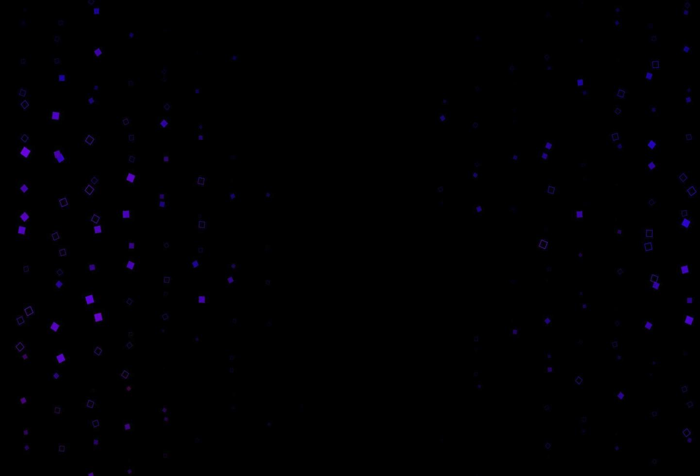 sfondo vettoriale viola scuro con linee, rettangoli.