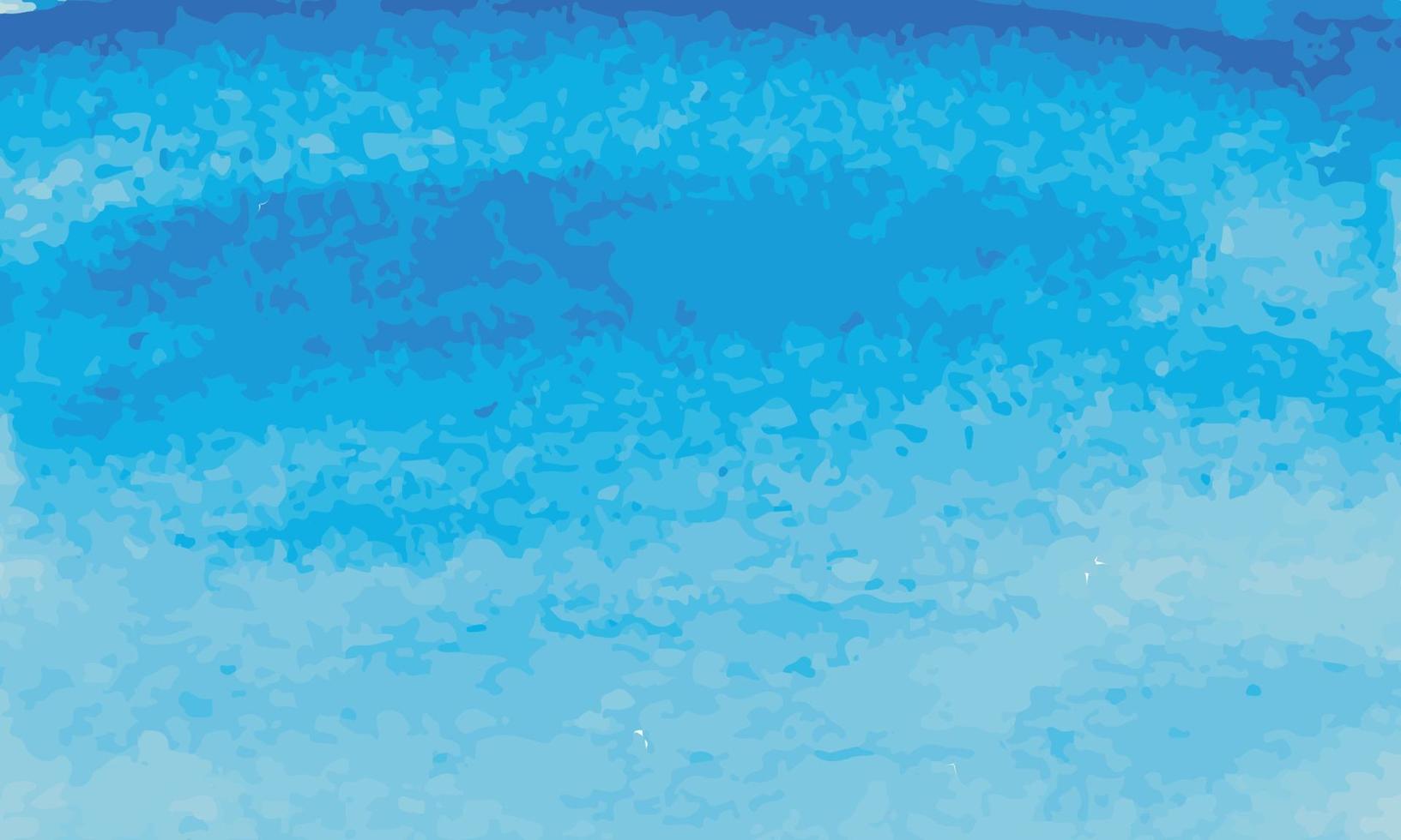 bella struttura astratta della parete dello stucco dipinta di azzurro decorativo del grunge. acquerello di carta di natale di inverno grezzo fatto a mano ampio sfondo vettore