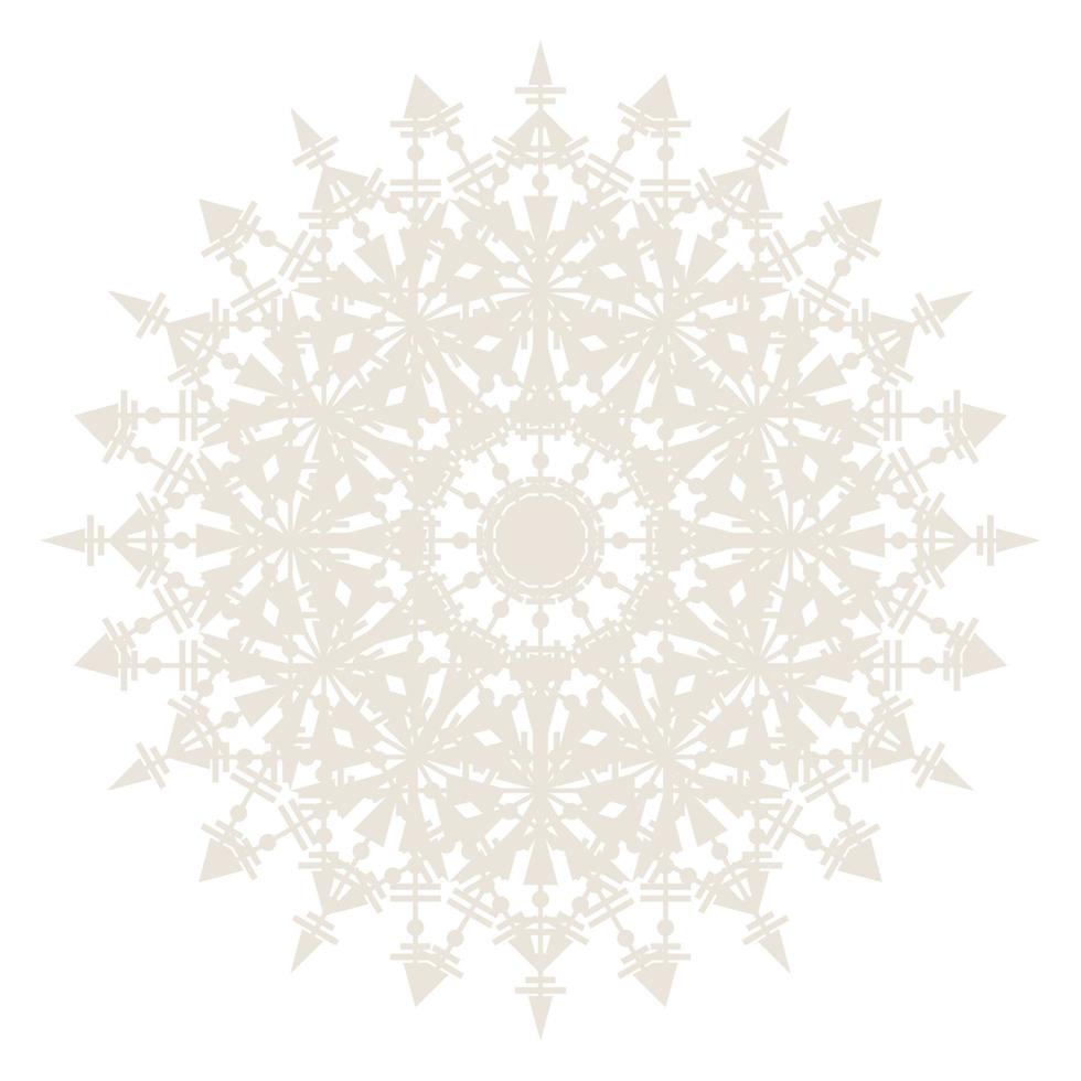 icona di simbolo di pizzo cerchio rotondo mandala. modello astratto di mandala orientale. icona di elemento elegante modello arabesco stile yoga vettore