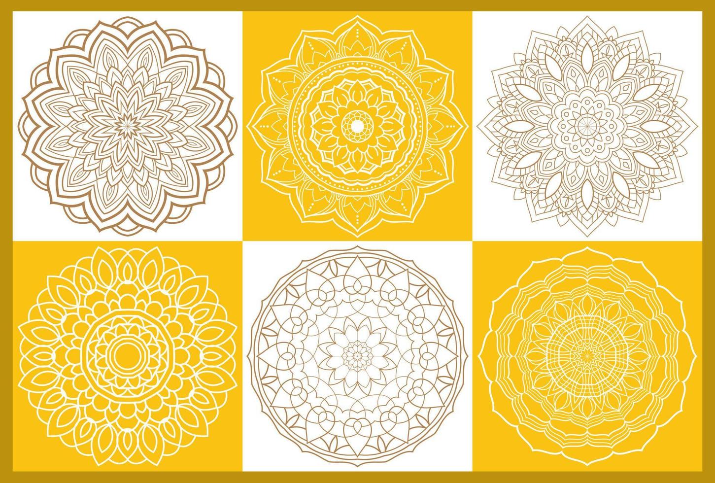 mandala vettore design ornamentale di lusso