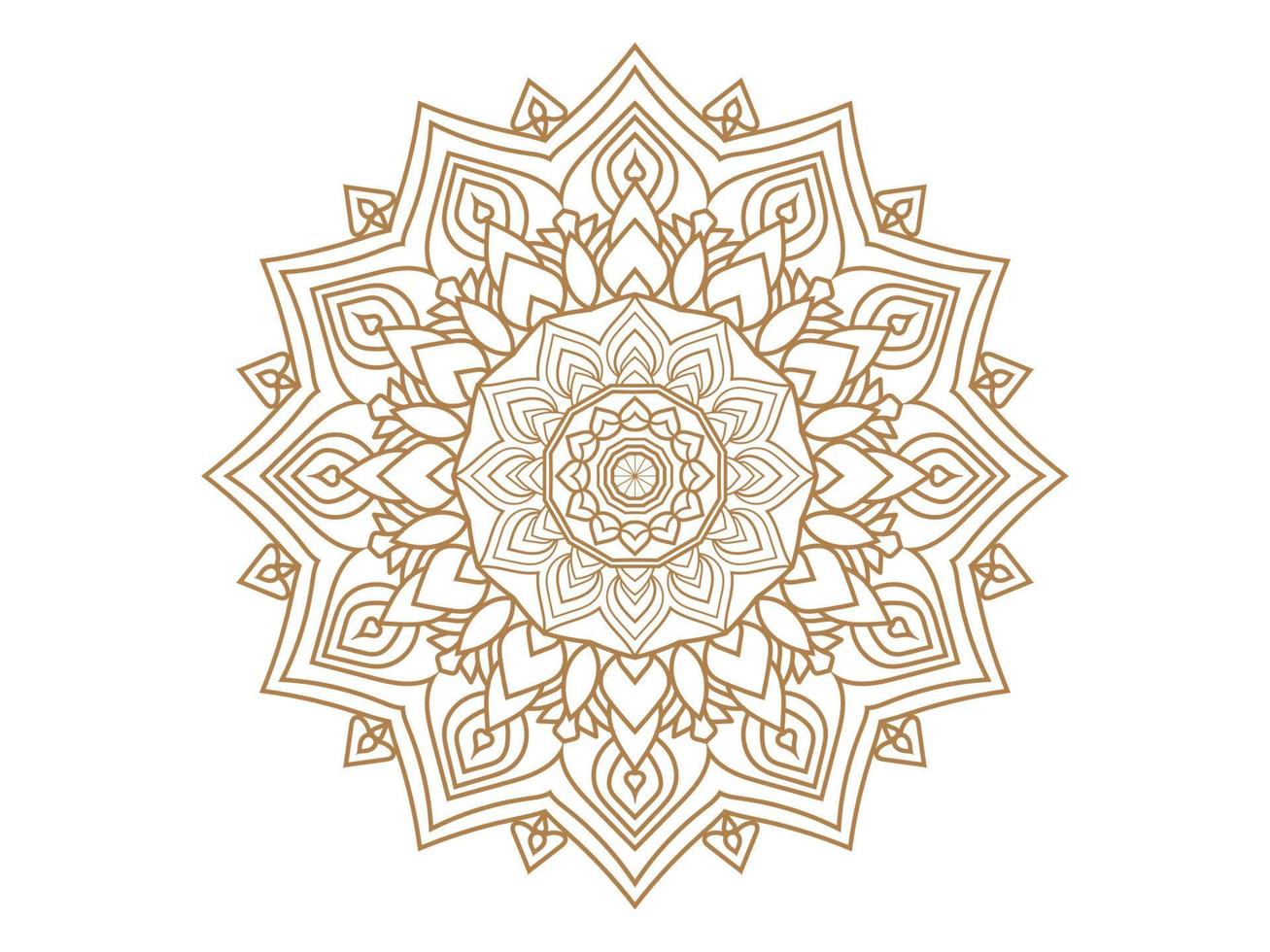 mandala vettore design ornamentale di lusso