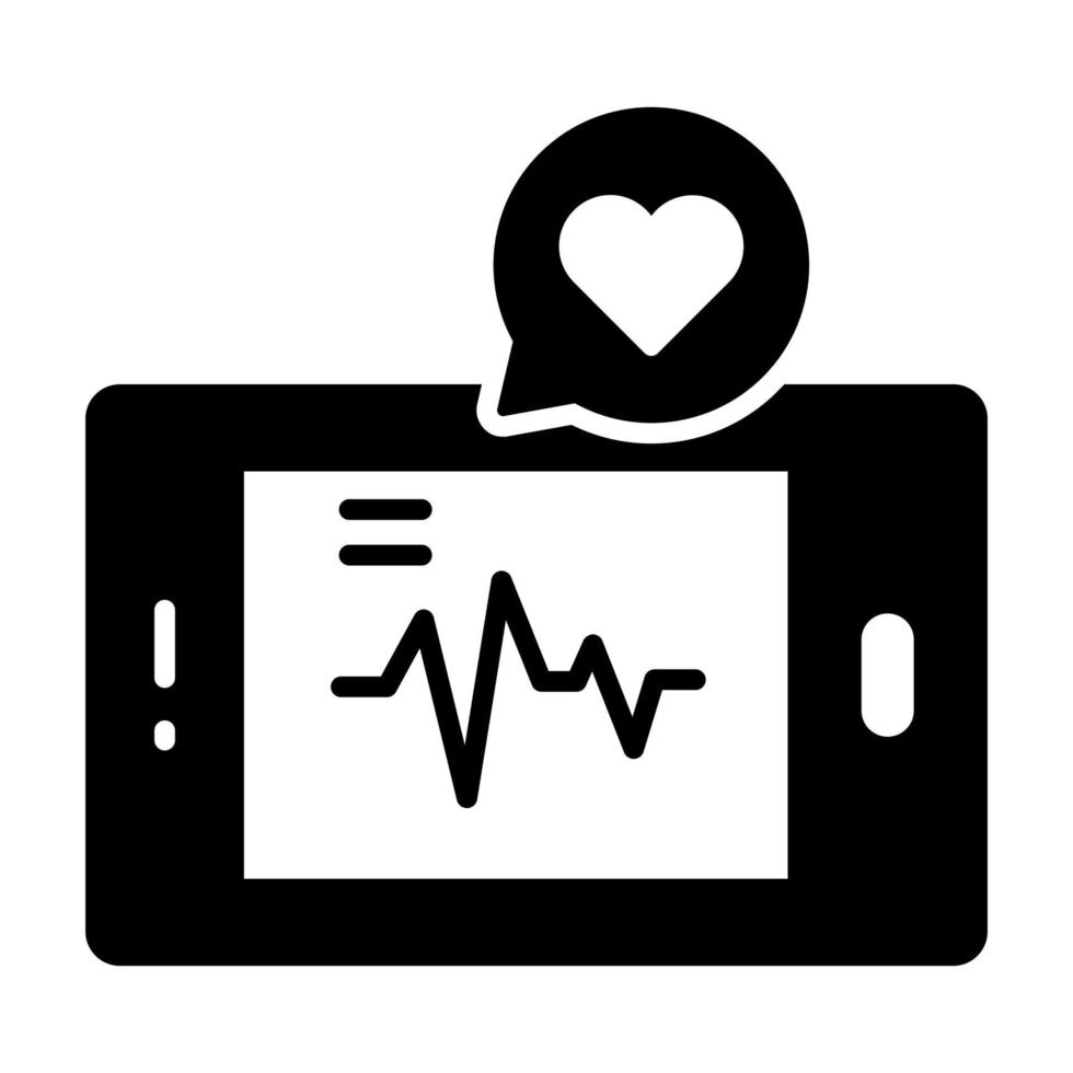 design moderno di concetti di app per la salute, illustrazione vettoriale