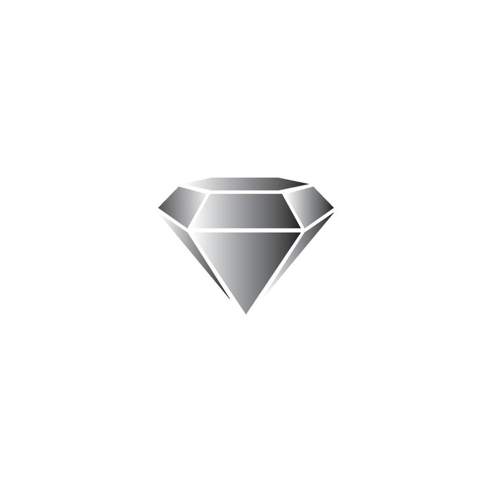 modello di progettazione illustrazione vettoriale logo diamante.