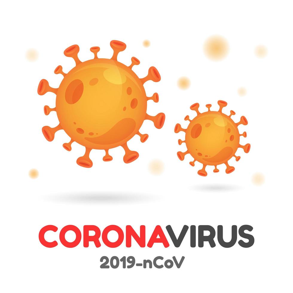 set di icone di corona virus molecola vettore