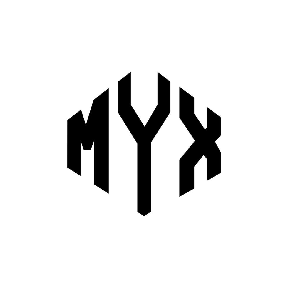 design del logo della lettera mix con forma poligonale. design del logo a forma di poligono e cubo mix. modello di logo vettoriale esagono mix bianco e nero. monogramma mix, logo aziendale e immobiliare.