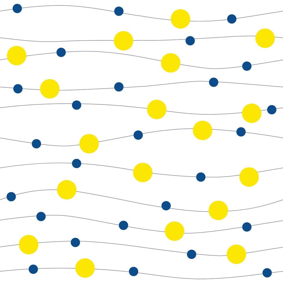 banner vettoriali giallo e blu chiaro set di cerchi, sfere. cerchi astratti. sfondo di arte vettoriale.