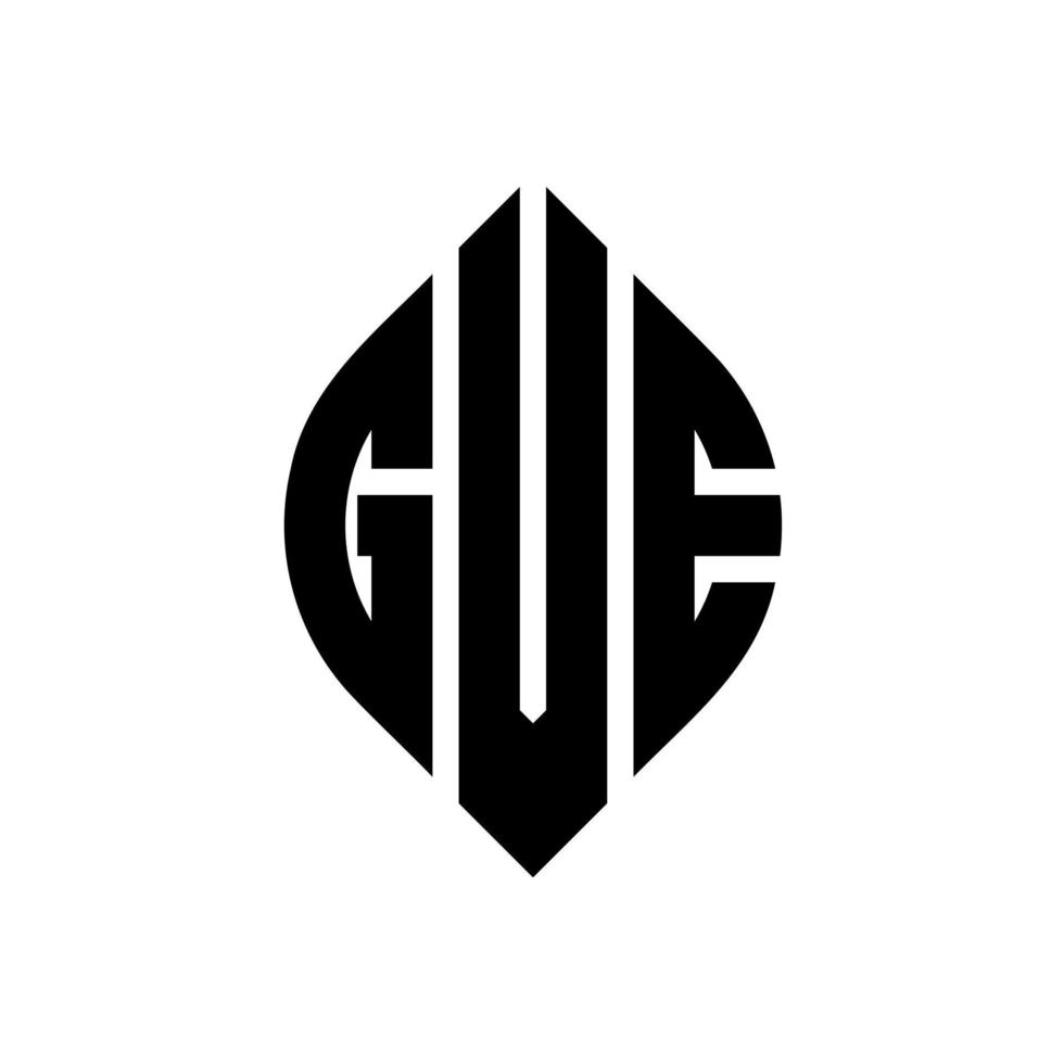gve circle letter logo design con forma circolare ed ellittica. gve lettere ellittiche con stile tipografico. le tre iniziali formano un logo circolare. gve cerchio emblema astratto monogramma lettera marchio vettore. vettore