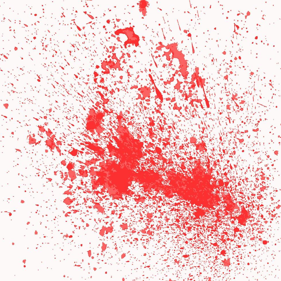 illustrazione vettoriale di sfondo di schizzi di sangue rosso