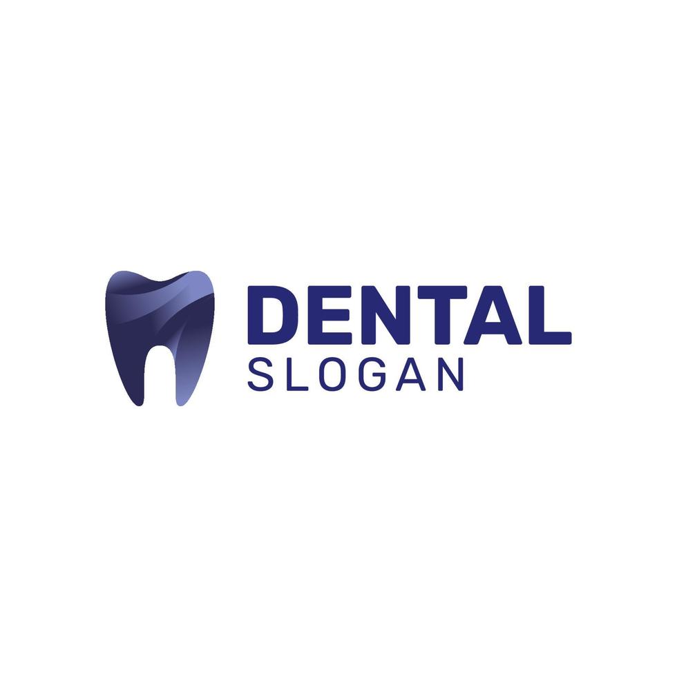 logo della clinica odontoiatrica o del dentista vettore
