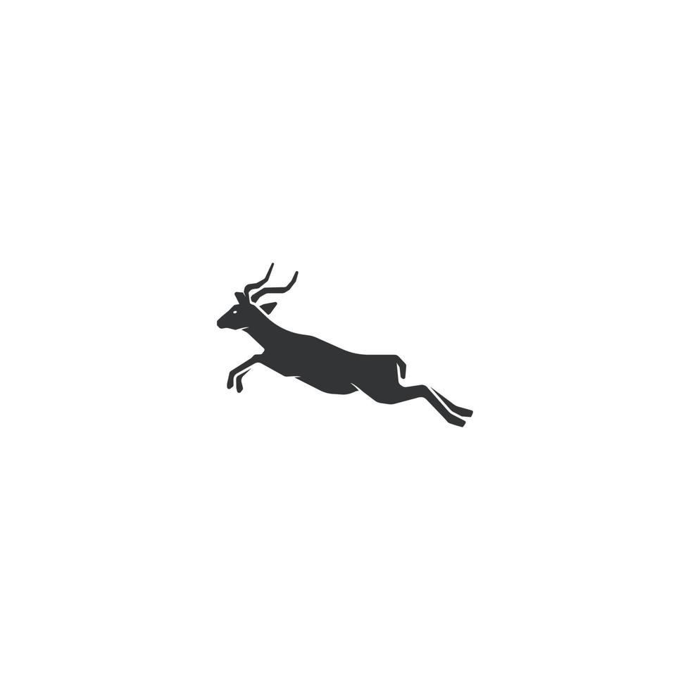 illustrazione vettoriale di progettazione grafica dell'icona dell'impala
