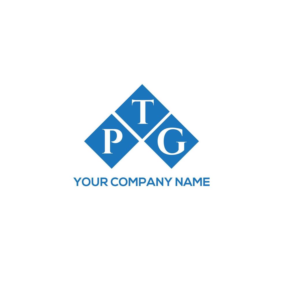 ptg lettera logo design su sfondo bianco. ptg creative iniziali lettera logo concept. disegno della lettera ptg. vettore