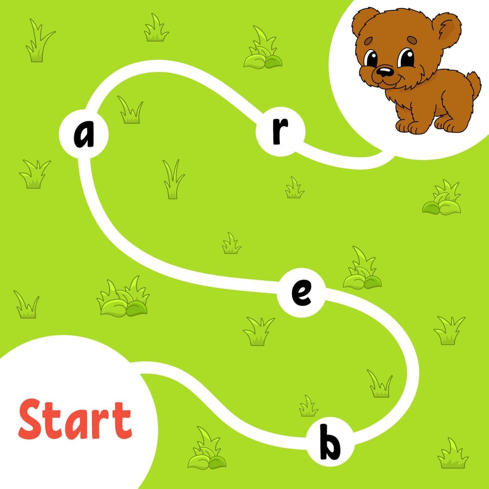 gioco di puzzle di logica. imparare le parole per i bambini. trova il nome nascosto foglio di lavoro per lo sviluppo dell'istruzione. pagina delle attività per lo studio dell'inglese. illustrazione vettoriale isolato. stile cartone animato.