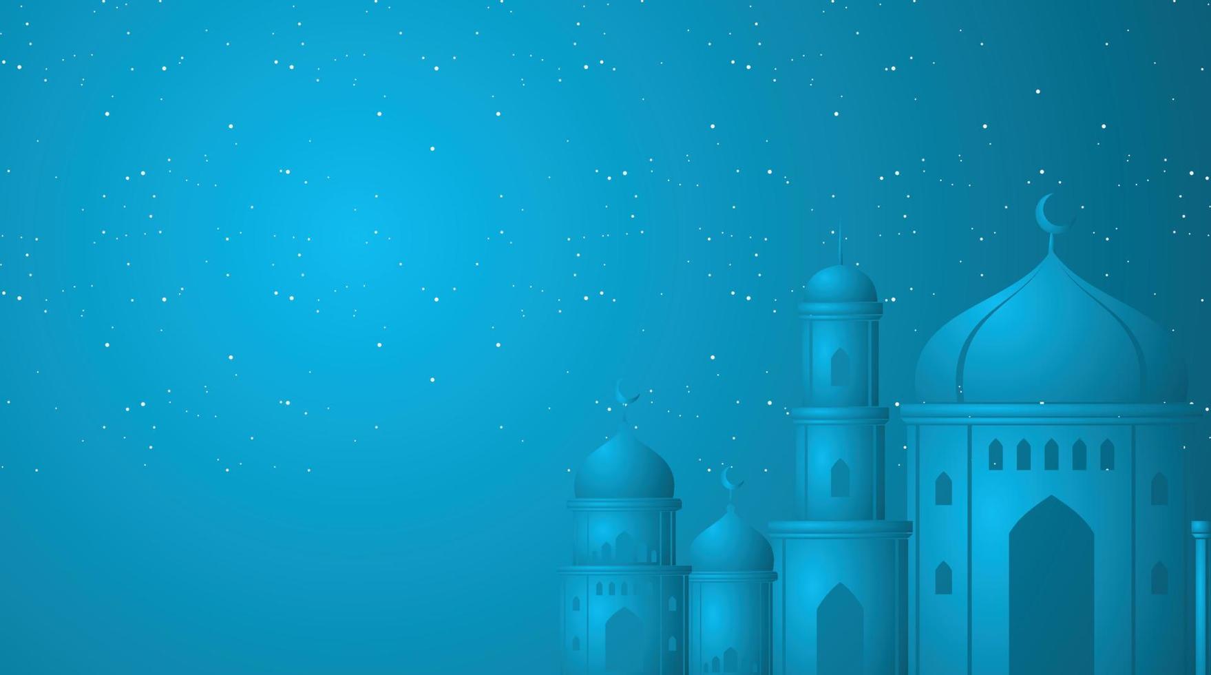 sfondo islamico. sfondo di eid mubarak. sfondo del ramadan kareem. vettore