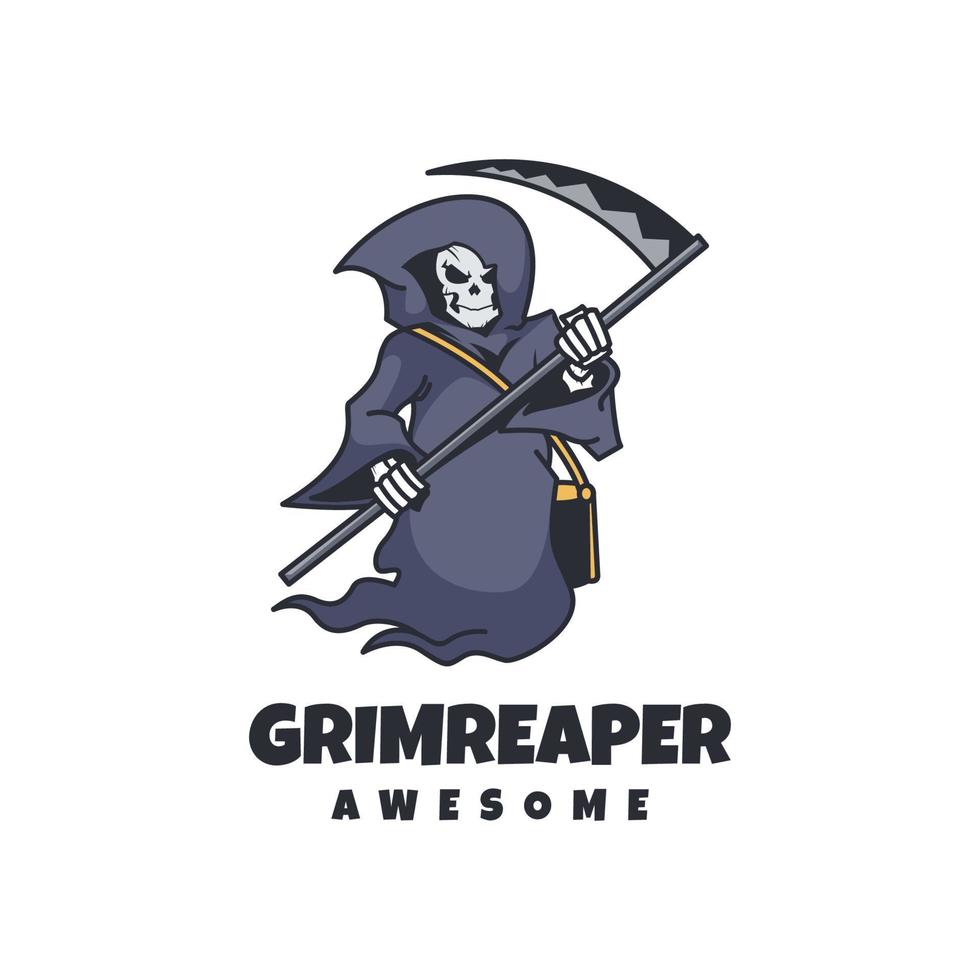 illustrazione grafica vettoriale di grimreaper, buona per il design del logo
