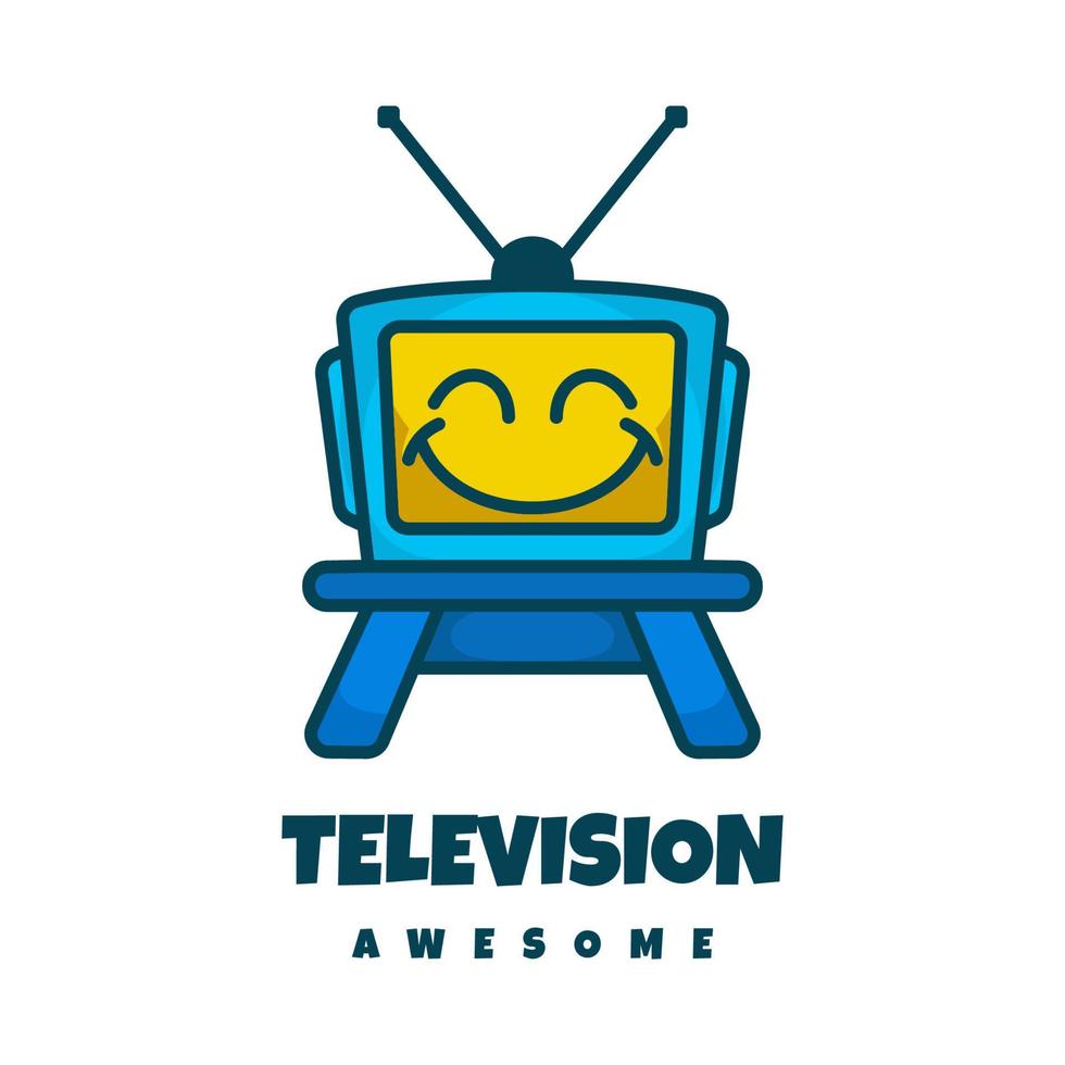 illustrazione grafica vettoriale della televisione, buona per il design del logo