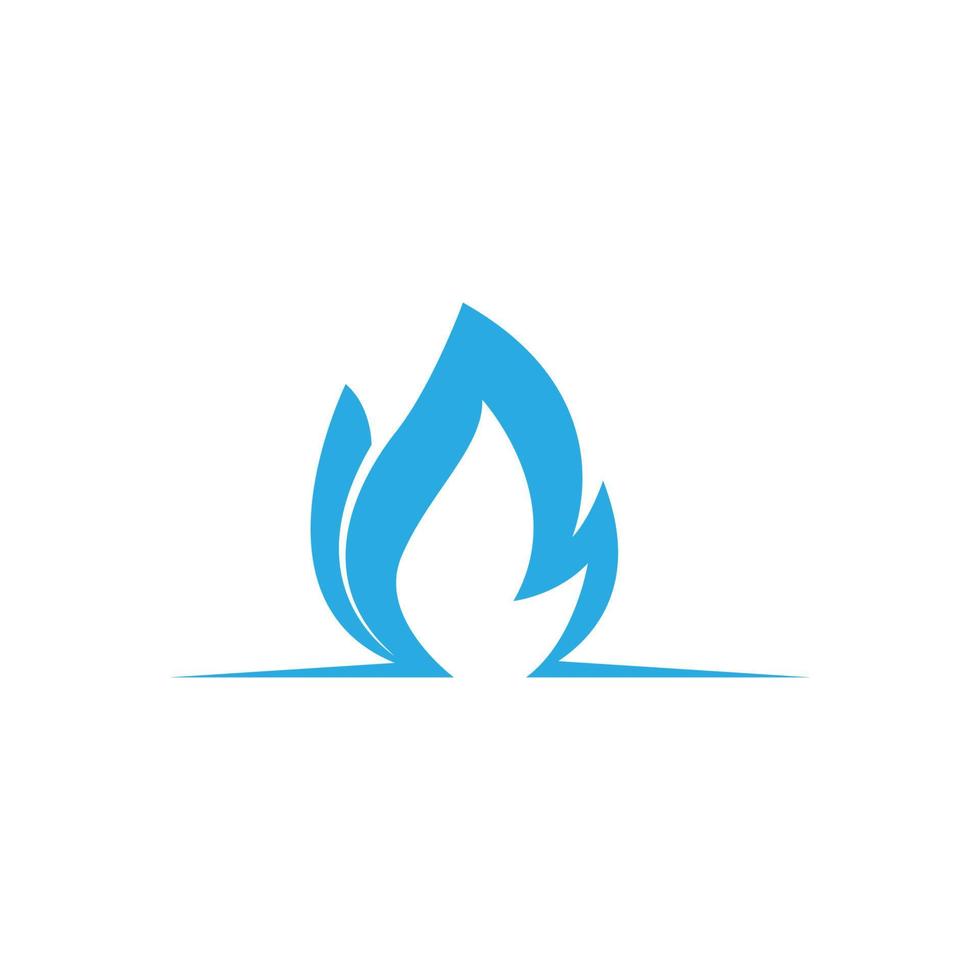 fiamma, illustrazione del logo dell'icona del fuoco vettore