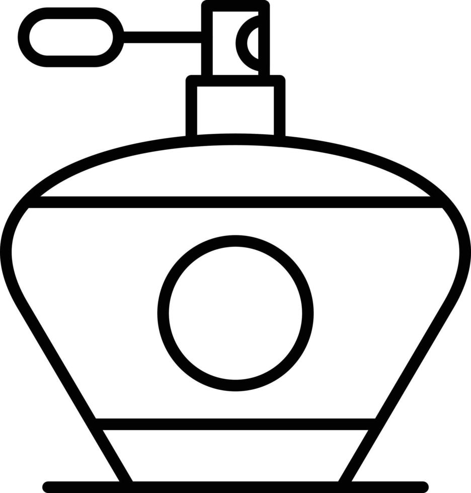 icona del contorno del profumo vettore
