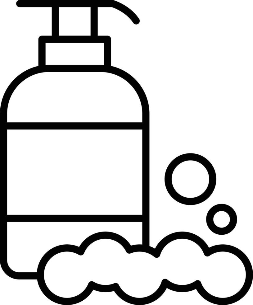 icona di contorno di sapone vettore