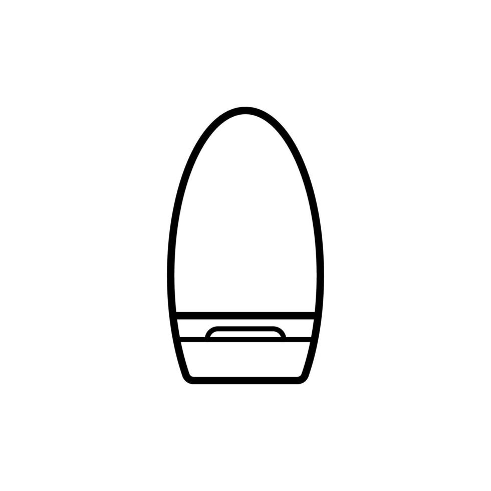 modello di progettazione dell'icona isolato articoli da toeletta vettore