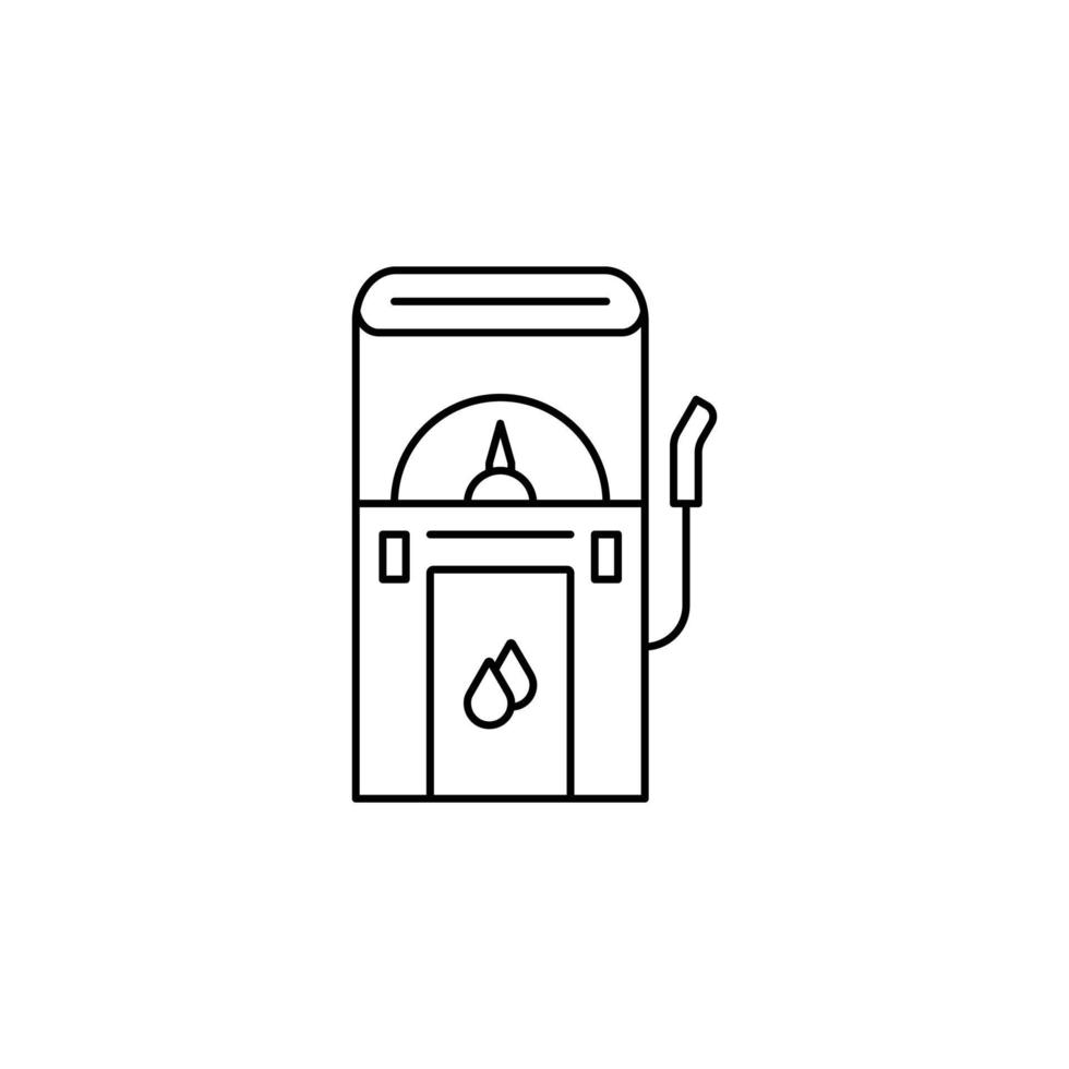icona della stazione di servizio o benzina perfetta per le tue esigenze di app, web o progetto vettore