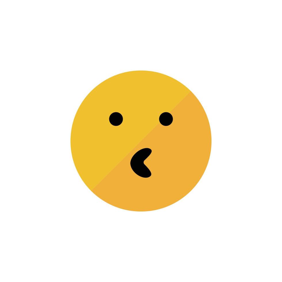 vettore di faccia emoji per la presentazione dell'icona del simbolo del sito Web