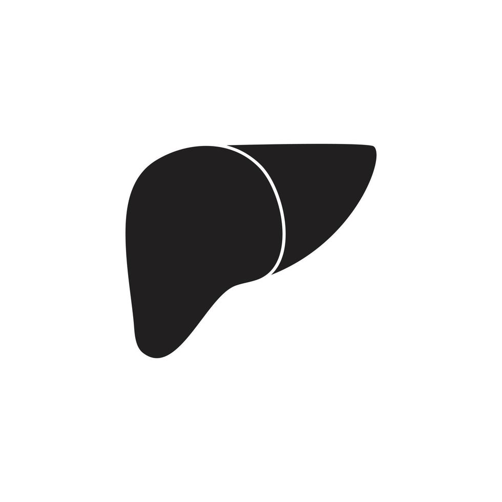 vettore di fegato per la presentazione dell'icona del simbolo del sito Web